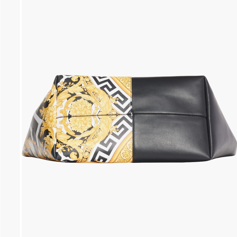 Versace Savage Barocco Print Leather Tote - Picture 6 of 17